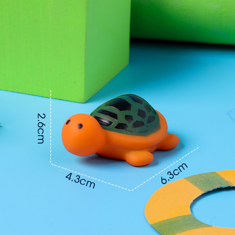 Children's Vinyl Pinch Call Marine Animal Baby Bathing Water Turtle Baby Starfish Fish Swimming Toys Wholesale - Image 2