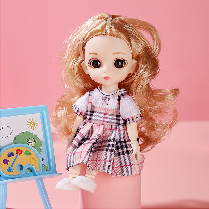 17cm Princess Doll Gift Box Set, Cute Dress‑Up Toy for Girls Kids Birthday Present - Image 2