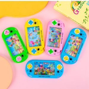 Retro Handheld Water Ring Toss Game, Nostalgic Mini Kids Pocket Toy