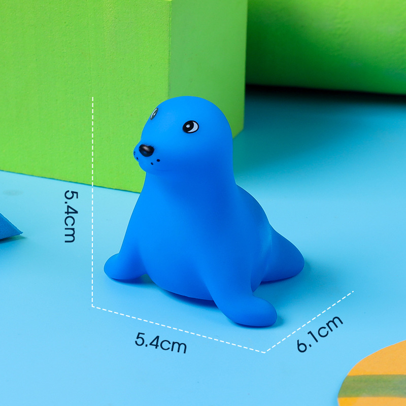 Children's Vinyl Pinch Call Marine Animal Baby Bathing Water Turtle Baby Starfish Fish Swimming Toys Wholesale - Image 8