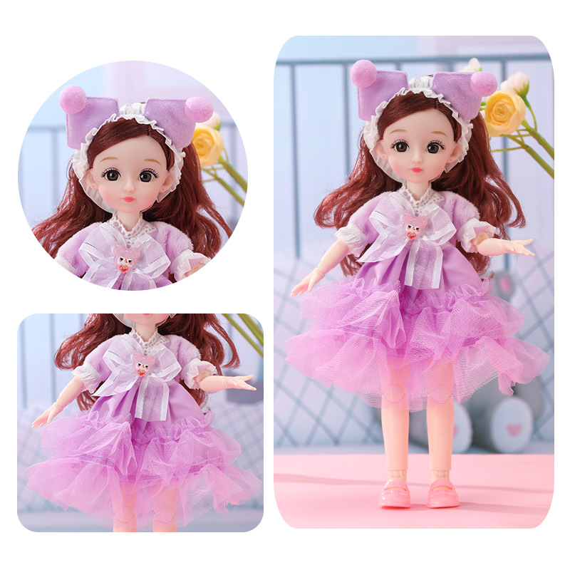 30cm Large Princess Doll Gift Box Set, Dress‑Up Toy for Girls - Image 3