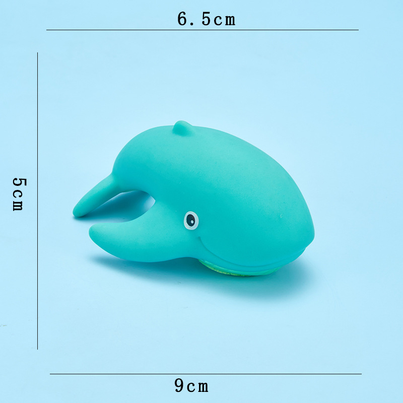 Kids Soft Rubber Marine Animal Bath Toys Water Spray Fish Crab Turtle Octopus - Image 4
