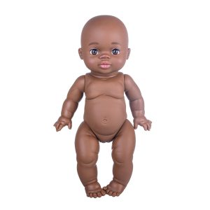 12 Inch Soft African Reborn Baby Dolls With Various Hairstyles