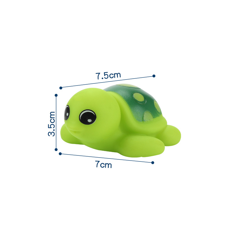 Factory wholesale children's bath toys baby infant water soft glue pinch called marine animal suit toys - Image 3