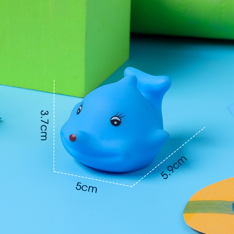 Children's Vinyl Pinch Call Marine Animal Baby Bathing Water Turtle Baby Starfish Fish Swimming Toys Wholesale - Image 3