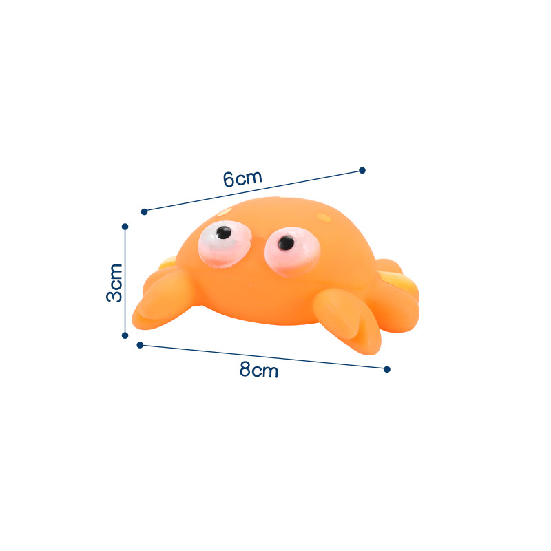Factory wholesale children's bath toys baby infant water soft glue pinch called marine animal suit toys - Image 12