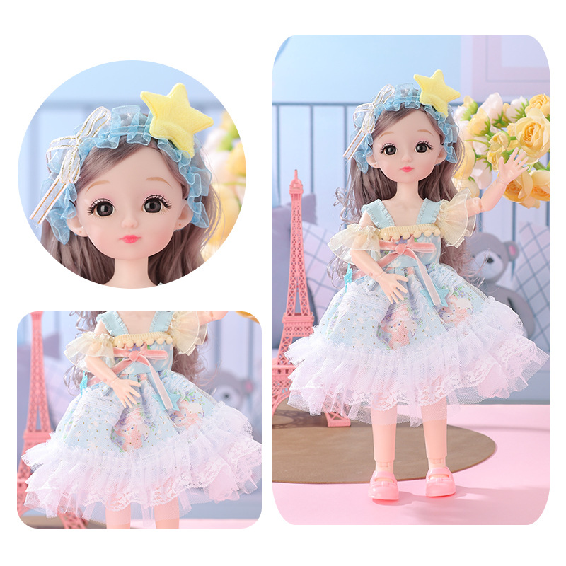 30cm Large Princess Doll Gift Box Set, Dress‑Up Toy for Girls - Image 2