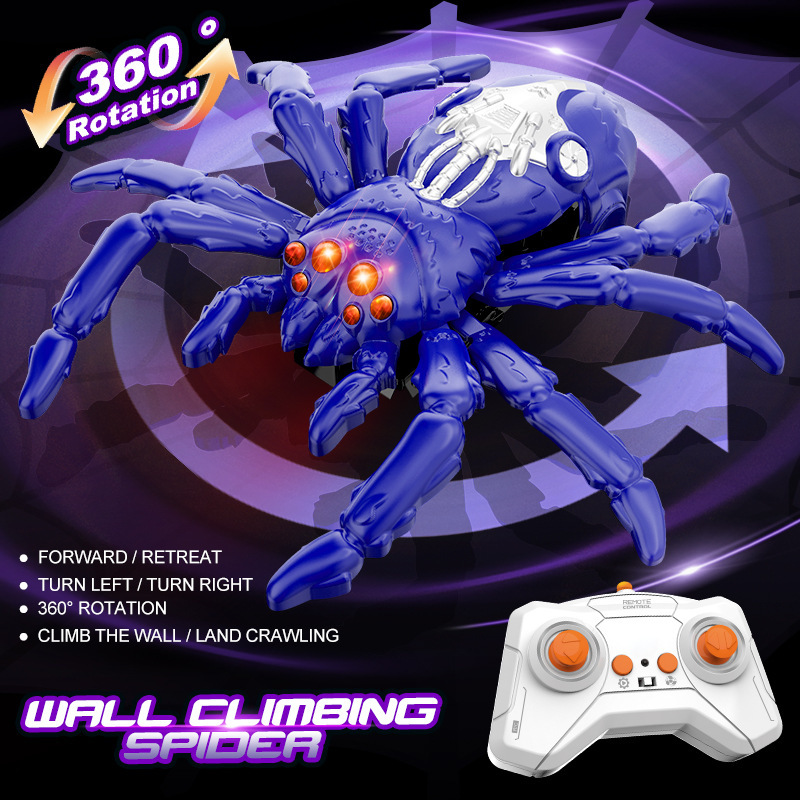 Kids RC Wall Climbing Toy, Simulation Lizard Spider Remote Control Toy - Image 3