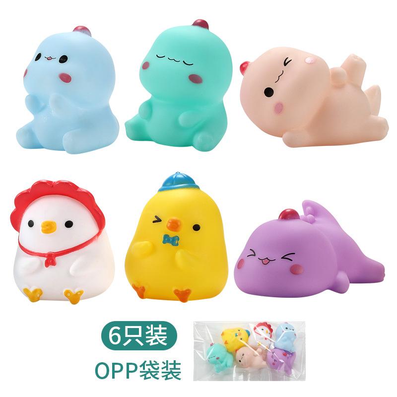 Kids Squeaky Dinosaur Bath Toy Soft Rubber Water Play Wholesale - Image 7