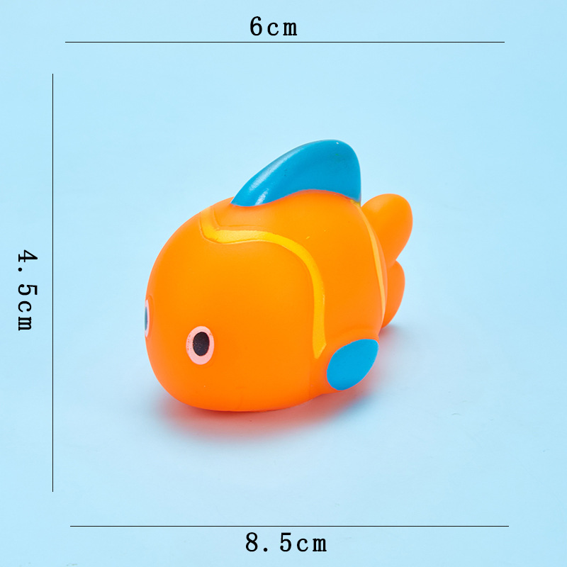 Kids Soft Rubber Marine Animal Bath Toys Water Spray Fish Crab Turtle Octopus - Image 17