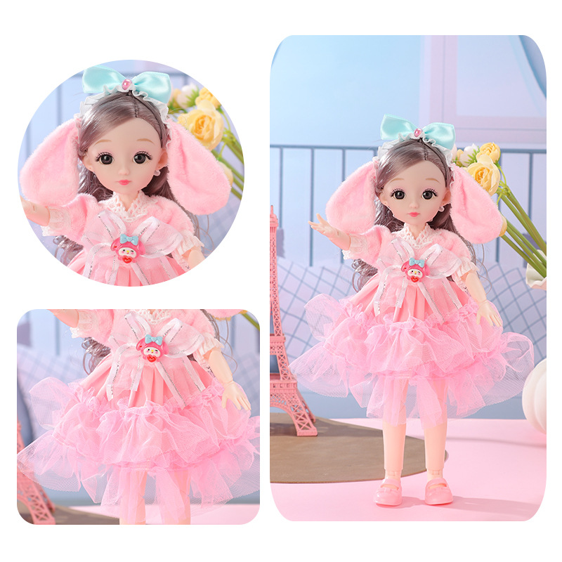 30cm Large Princess Doll Gift Box Set, Dress‑Up Toy for Girls - Image 7