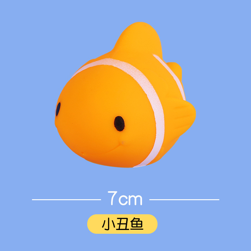 Vinyl Cartoon Water Spray Animal Toy Baby Play Water Little Yellow Duck Children Bathroom Bath Amazon AliExpress - Image 12