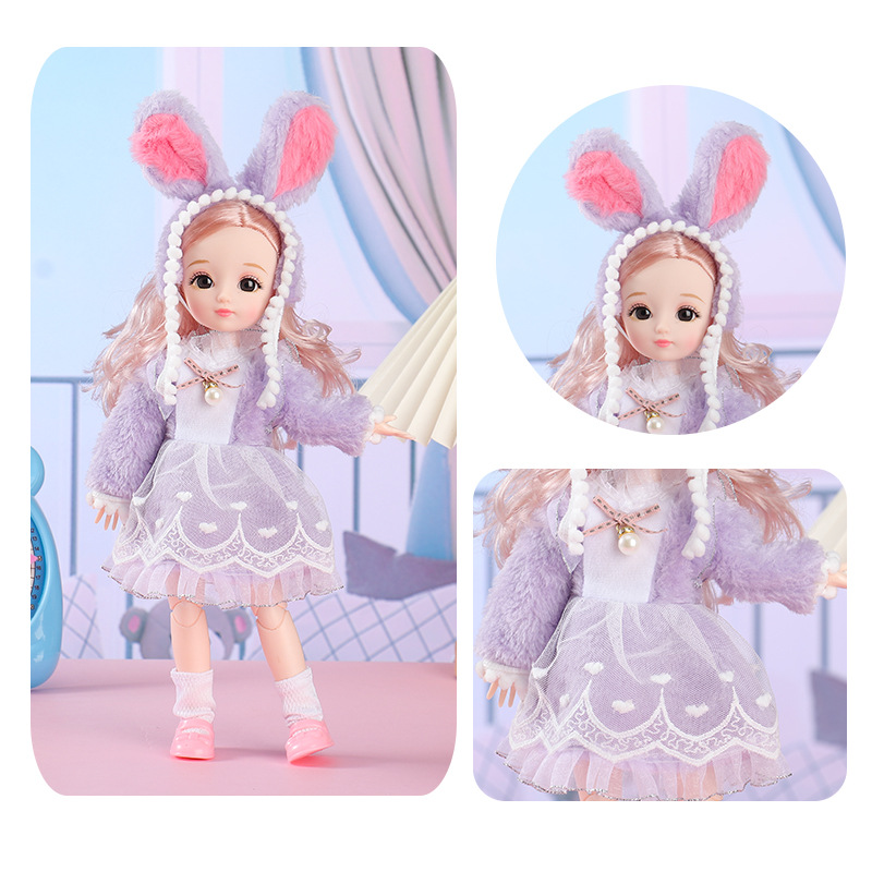 30cm Large Princess Doll Gift Box Set, Dress‑Up Toy for Girls - Image 22