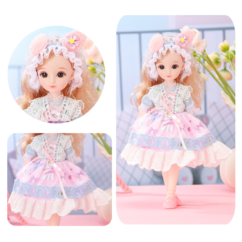 30cm Large Princess Doll Gift Box Set, Dress‑Up Toy for Girls - Image 5