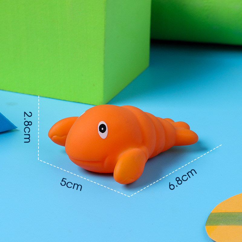 Children's Vinyl Pinch Call Marine Animal Baby Bathing Water Turtle Baby Starfish Fish Swimming Toys Wholesale - Image 7