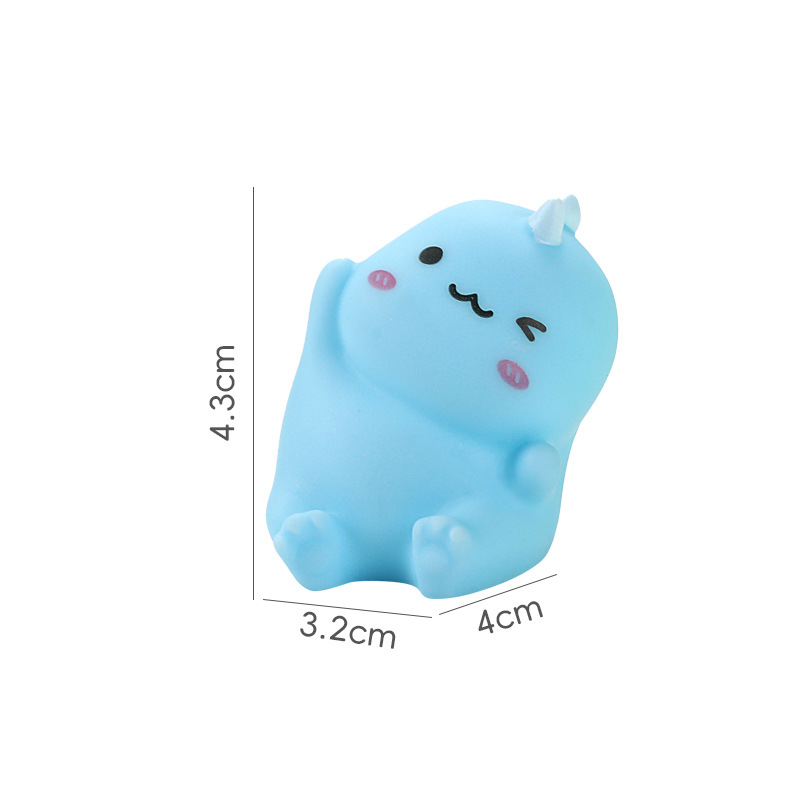Baby Bathroom Water Toys Vinyl Cute Little Dinosaur Animals Children's Beach Pinch and Call Soft Rubber Toys Wholesale - Image 7