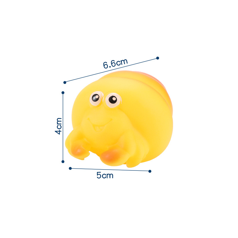 Factory wholesale children's bath toys baby infant water soft glue pinch called marine animal suit toys - Image 7