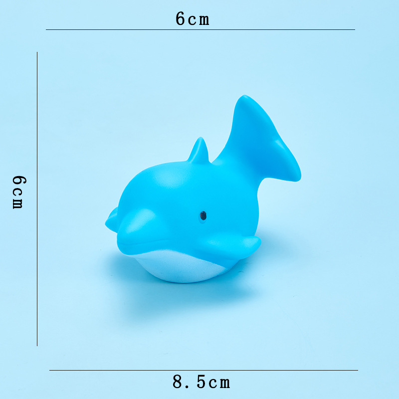 Kids Soft Rubber Marine Animal Bath Toys Water Spray Fish Crab Turtle Octopus - Image 19