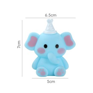 Baby Bathroom Water Toys Vinyl Cute Little Dinosaur Animals Children's Beach Pinch and Call Soft Rubber Toys Wholesale