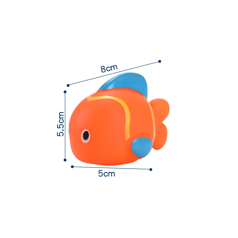 Factory wholesale children's bath toys baby infant water soft glue pinch called marine animal suit toys - Image 9