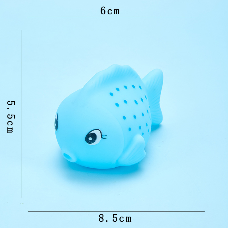 Kids Soft Rubber Marine Animal Bath Toys Water Spray Fish Crab Turtle Octopus - Image 18