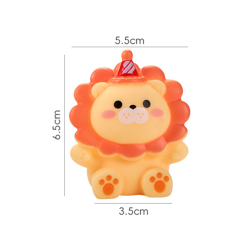 Baby Bathroom Water Toys Vinyl Cute Little Dinosaur Animals Children's Beach Pinch and Call Soft Rubber Toys Wholesale - Image 5