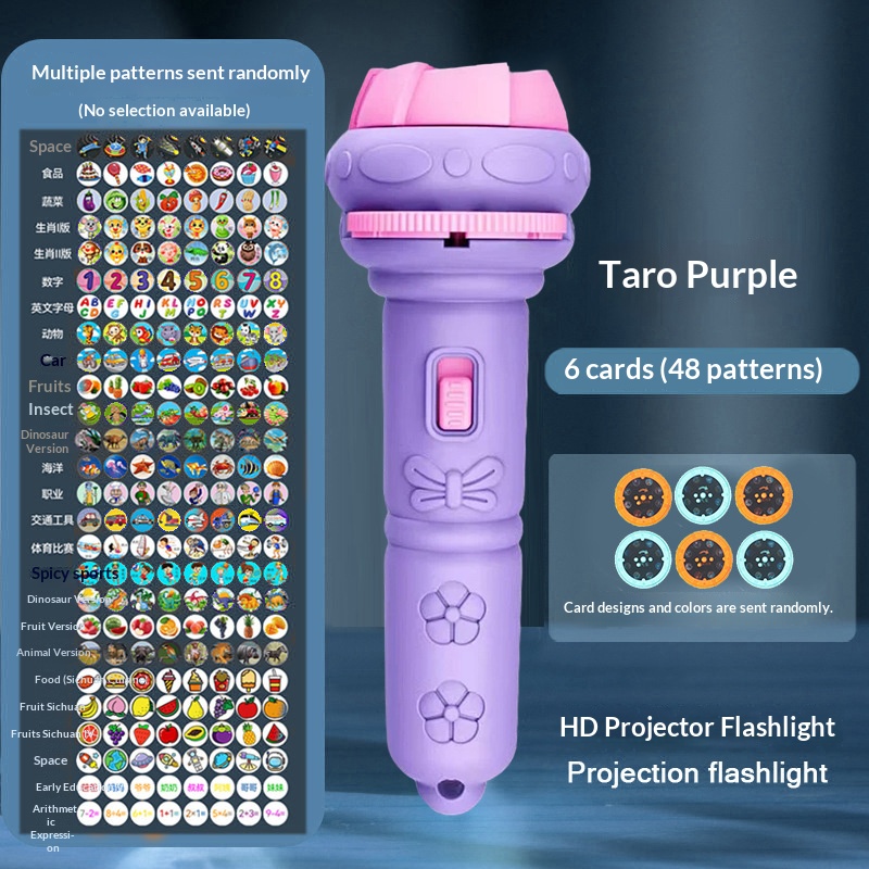 Children Projection Torch Toy, Mini Early Education Projector Flashlight - Image 7