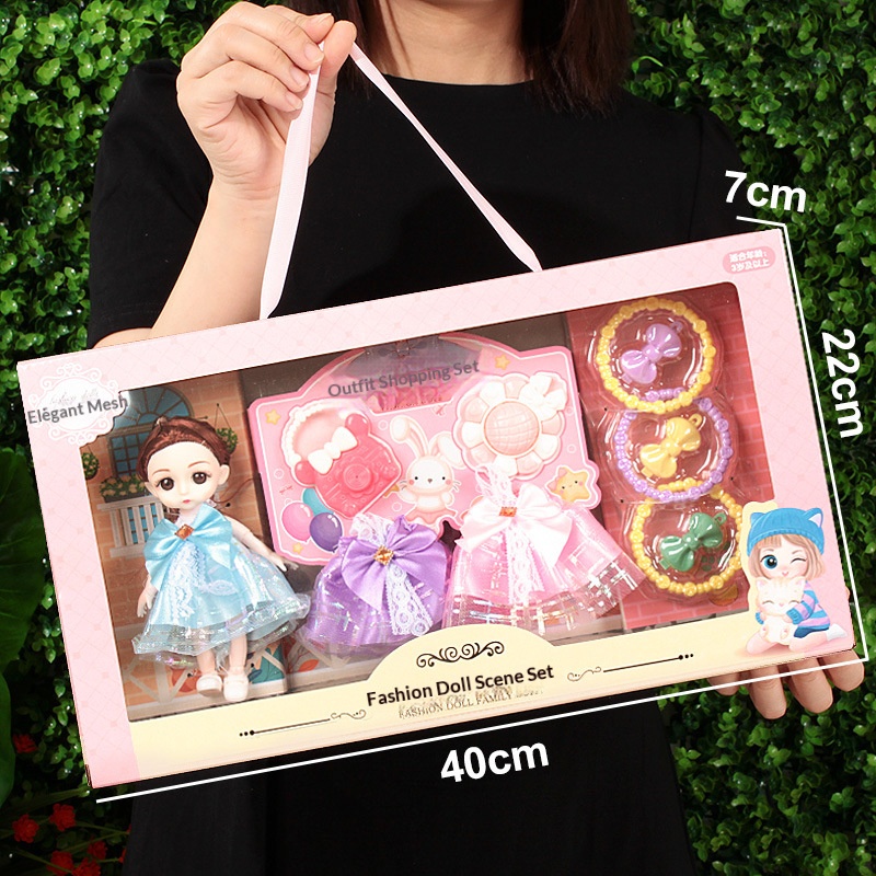 Chenghai Girls' Pretend Play Toys, Barbie Doll Set Gift Box Wholesale, Kindergarten Enrollment Gifts - Image 11