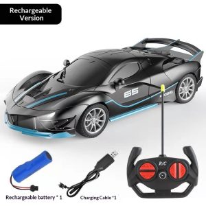 4‑Way Wireless Remote Control Racing Car Kids Toy With Lighting