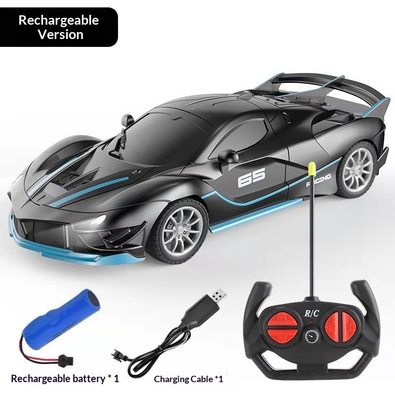 4‑Way Wireless Remote Control Racing Car Kids Toy With Lighting