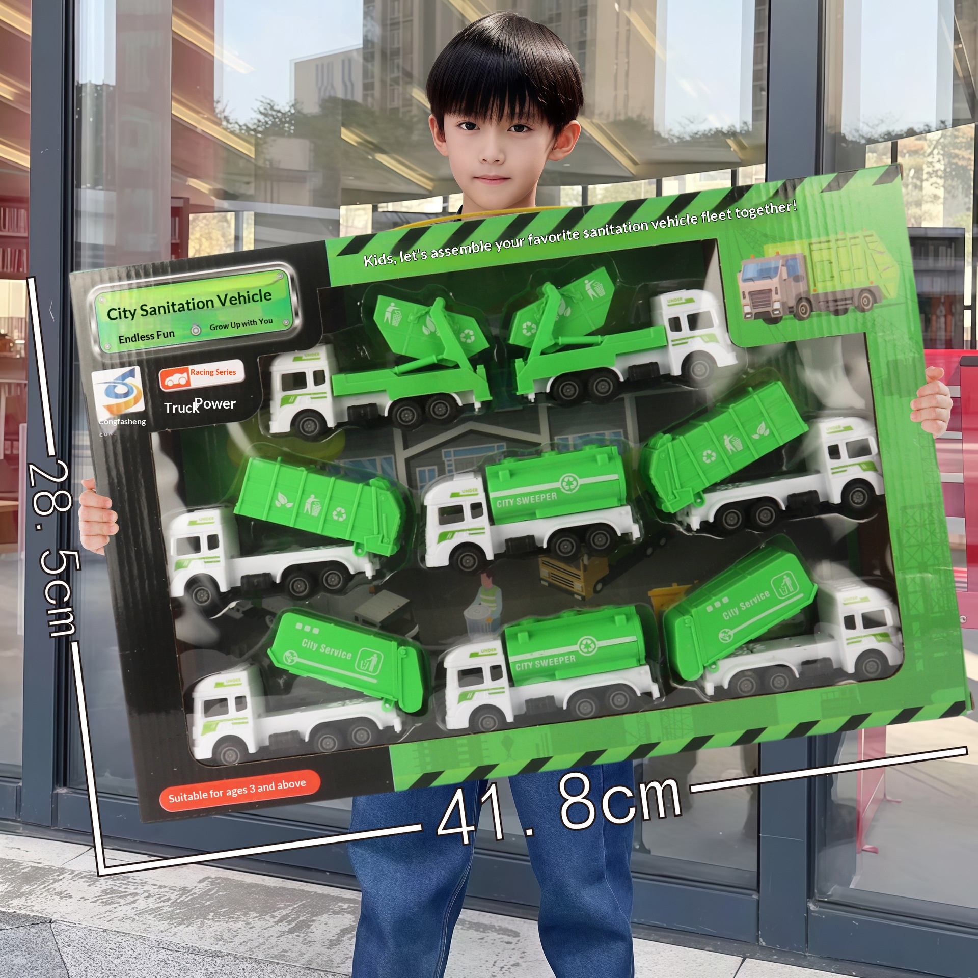 Inertia Engineering Fire Truck Toy Kids Educational STEM Car Model Boys Gift Wholesale - Image 10