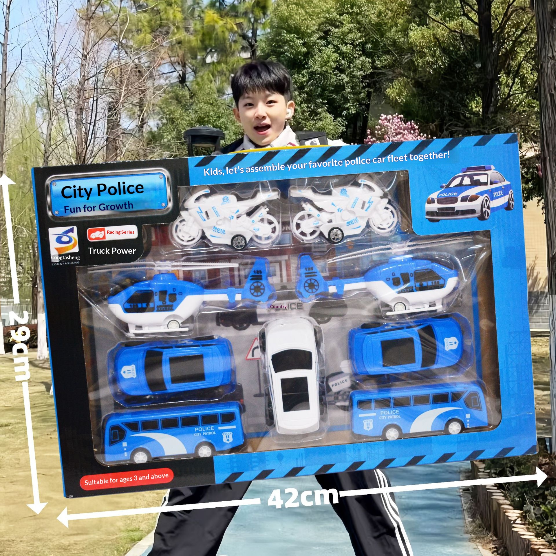 Inertia Engineering Fire Truck Toy Kids Educational STEM Car Model Boys Gift Wholesale - Image 11