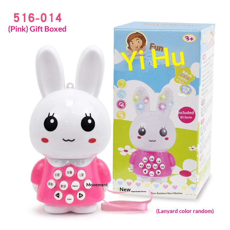 Mini Rabbit Kids Educational Learning Machine Poetry Music Light - Image 2