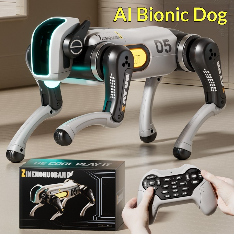 Kids Remote Control Mechanical Robot Dog Toy Boys Birthday Gift