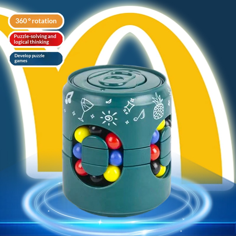Magic Bean Fidget Puzzle Ball, Kids Rotating Stress Relief Brain Toy - Image 10