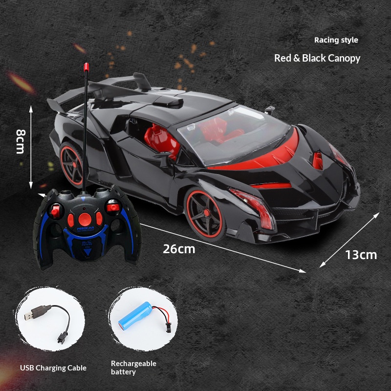 Children's simulation electric drift four-way remote control car 1:14 toy girl model boy gift gift wholesale - Image 8