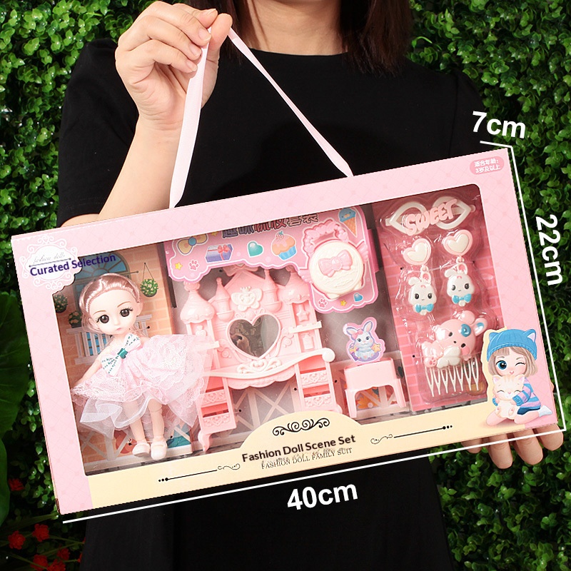 Chenghai Girls' Pretend Play Toys, Barbie Doll Set Gift Box Wholesale, Kindergarten Enrollment Gifts - Image 12