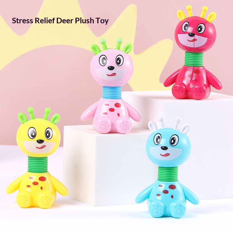 Stretchy Decompression Fidget Toys, Cartoon Stretch Figures for Kids Stress Relief Gifts