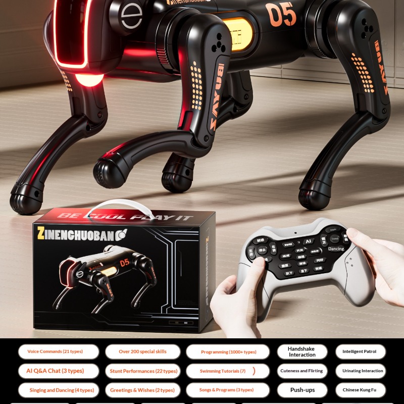 Kids Remote Control Mechanical Robot Dog Toy Boys Birthday Gift - Image 5