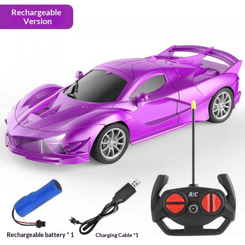 4‑Way Wireless Remote Control Racing Car Kids Toy With Lighting - Image 2