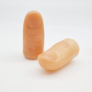Realistic Magic Thumb Tip, Soft Rubber Fake Finger Sleeve